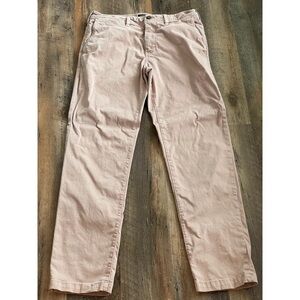 American Eagle Outfitters Women's Light Pink Straight Leg Jeans